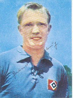 Gerd Krug † 2011  Hamburger SV   Fußball Autogramm Foto original signiert 