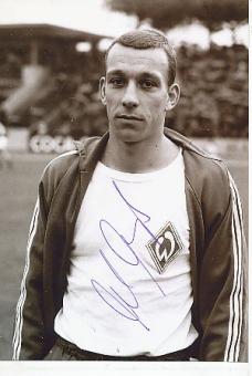 Horst Dieter Höttges † 2023  SV Werder Bremen  Fußball Autogramm  Foto original signiert 