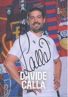 David Calla  FC Basel  2023/2024  Fußball Autogrammkarte  original signiert 