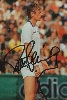 Peter Fleming   USA  Tennis Autogramm Foto original signiert 