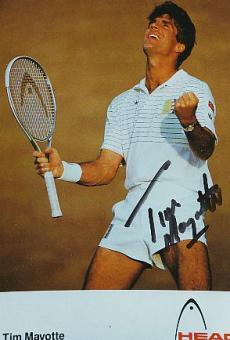 Tim Mayotte   USA  Tennis Autogramm Foto original signiert 