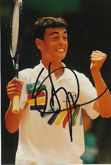 Sergi Bruguera  Spanien  Tennis Autogramm Foto original signiert 