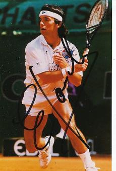 Emilio Sanchez Spanien  Tennis Autogramm Foto original signiert 