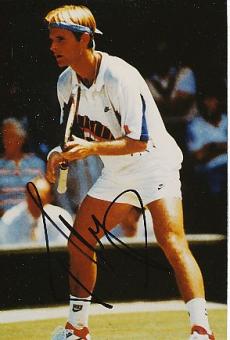 Thierry Champion Frankreich  Tennis Autogramm Foto original signiert 