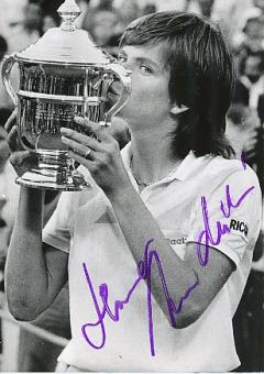 Hana Mandlikova  Tschechien  Tennis Autogramm Foto original signiert 