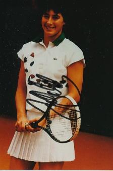 Julie Halard Decugis Frankreich  Tennis Autogramm Foto original signiert 