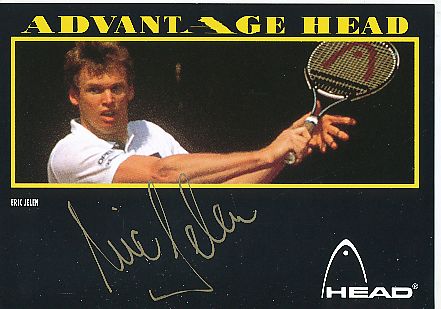 Eric Jelen   Tennis  Autogrammkarte  original signiert 
