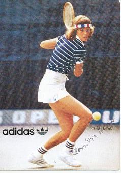 Claudia Kohde Kilsch   Tennis  Autogrammkarte  original signiert 