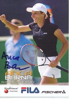 Anca Barna   Tennis  Autogrammkarte  original signiert 