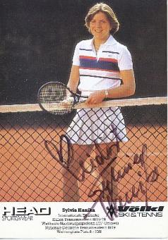 Sylvia Hanika   Tennis  Autogrammkarte  original signiert 