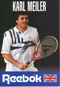 Karl Meiler † 2014   Tennis  Autogrammkarte  original signiert 
