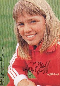 Eva Pfaff  Tennis  Autogrammkarte  original signiert 