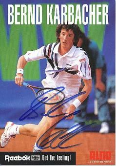 Bernd Karbacher  Tennis  Autogrammkarte  original signiert 