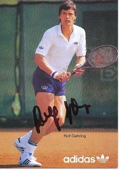 Rolf Gehring  Tennis  Autogrammkarte  original signiert 