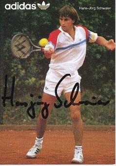 Hansjörg Schwaier  Tennis  Autogrammkarte  original signiert 