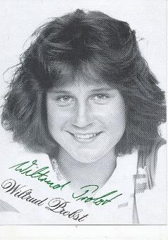 Wiltrud Probst  Tennis  Autogrammkarte  original signiert 