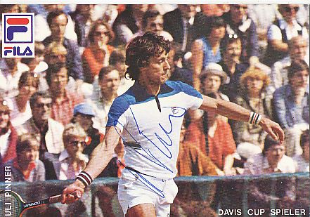 Uli Pinner Tennis  Autogrammkarte  original signiert 