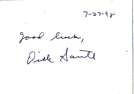 Dick Savitt † 2023 USA   Tennis  Autogramm Karte  original signiert 