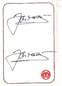 2  x  Jan Kodes CSSR  Tennis Autogramm Karte original signiert 