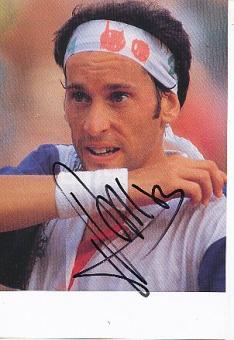 Jordi Arrese Spanien  Tennis Autogramm Karte original signiert 
