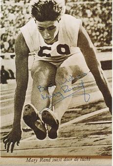 Mary Rand GB   Leichtathletik  Autogramm Foto  original signiert 