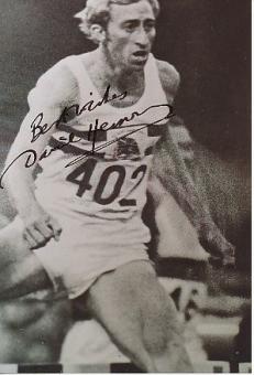David Hemery  GB   Leichtathletik  Autogramm Foto  original signiert 