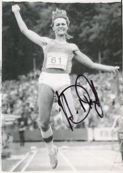 Heike Drechsler   DDR  Leichtathletik  Autogramm Foto  original signiert 