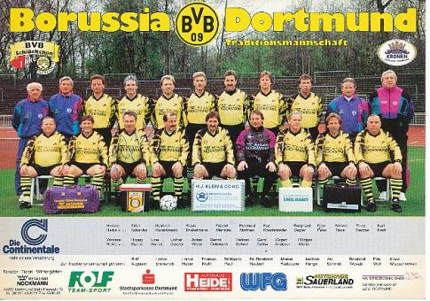 Lothar Geisler † 2019   Borussia Dortmund  Fußball  Autogrammkarte  original signiert 