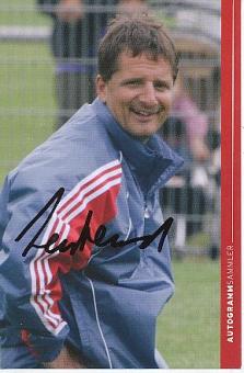Werner Leuthard  Autogrammsammler  FC Bayern München Fußball Autogrammkarte original signiert 
