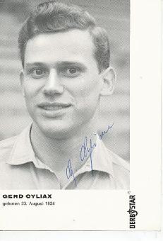 Gerd Cyliax † 2008    BVB Borussia Dortmund  Fußball Autogrammkarte original signiert 
