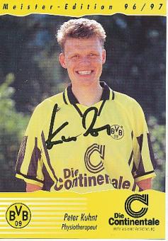 Peter Kuhnt  BVB Borussia Dortmund  Fußball Autogrammkarte original signiert 