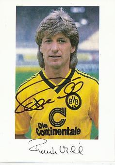 Frank Mill   BVB Borussia Dortmund  Fußball Autogrammkarte original signiert 