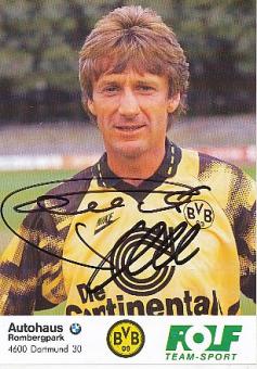 Frank Mill   BVB Borussia Dortmund  Fußball Autogrammkarte original signiert 