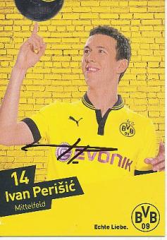 Ivan Perisic   BVB Borussia Dortmund  Fußball Autogrammkarte original signiert 