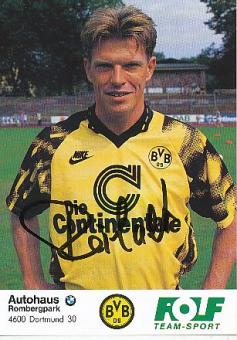 Knut Reinhardt  BVB Borussia Dortmund  Fußball Autogrammkarte original signiert 