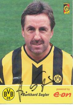 Burkhard Segler  BVB Borussia Dortmund  Fußball Autogrammkarte original signiert 