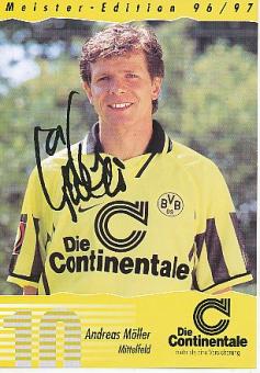 Andreas Möller   BVB Borussia Dortmund  Fußball Autogrammkarte original signiert 