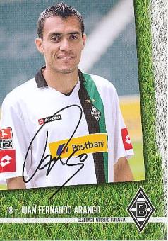 Juan Arango  Borussia Mönchengladbach Fußball  Autogrammkarte original signiert 