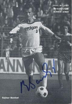 Rainer Bonhof  Borussia Mönchengladbach Fußball  Autogrammkarte original signiert 