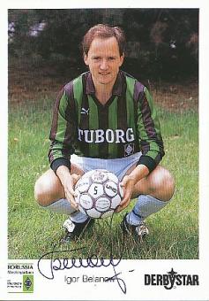 Igor Belanow  Mönchengladbach  Fußball  Autogrammkarte original signiert 
