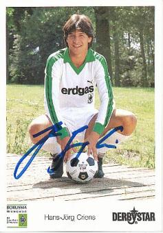 Hans Jörg Criens † 2019  Mönchengladbach  Fußball  Autogrammkarte original signiert 