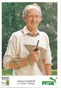 Helmut Grashoff † 1997  Mönchengladbach  Fußball  Autogrammkarte original signiert 