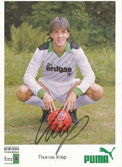 Thomas Krisp  Mönchengladbach  Fußball  Autogrammkarte original signiert 