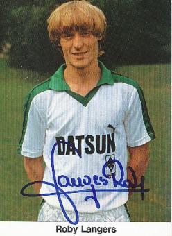 Roby Langers  Borussia Mönchengladbach  Fußball  Autogrammkarte original signiert 