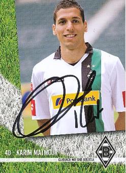 Karim Matmour  Borussia Mönchengladbach  Fußball  Autogrammkarte original signiert 