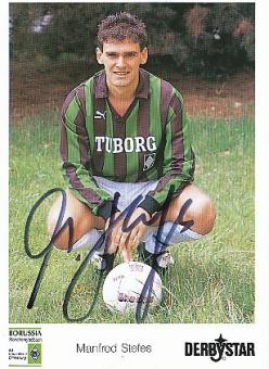 Manfred Stefes  Borussia Mönchengladbach  Fußball  Autogrammkarte original signiert 