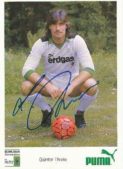 Günter Thiele  Borussia Mönchengladbach  Fußball  Autogrammkarte original signiert 