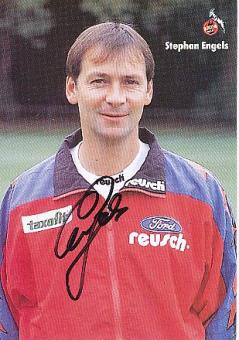 Stephan Engels   FC Köln  Fußball Autogrammkarte  original signiert 