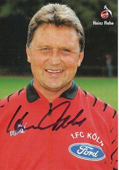 Heinz Flohe † 2013   FC Köln  Fußball Autogrammkarte  original signiert 