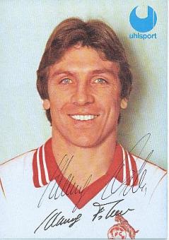 Klaus Fischer   FC Köln  Fußball Autogrammkarte  original signiert 